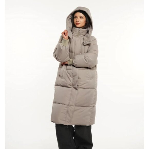 BNWT Puffit Hooded Long Puffer Jacket size small - Picture 1 of 2